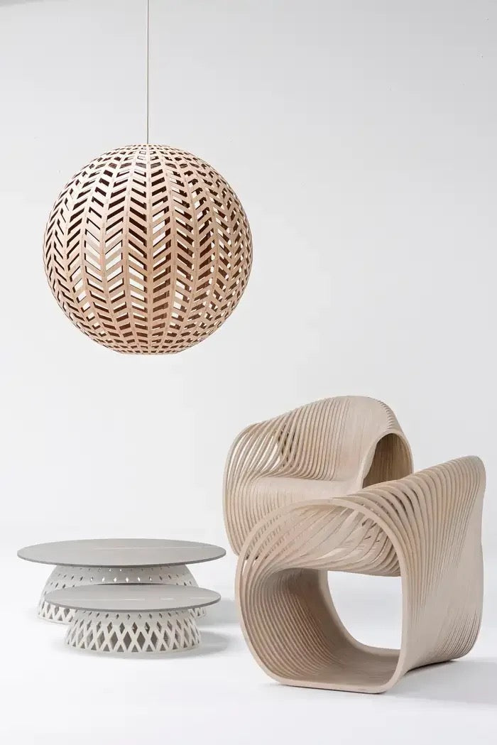 Lamina Arc Accent Chair